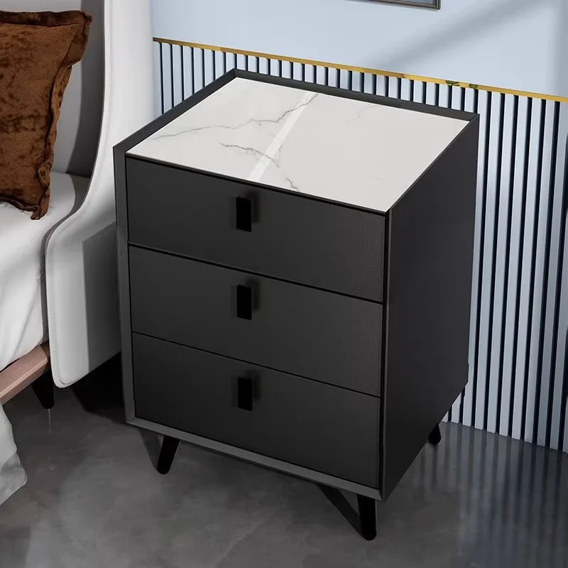 Simple Furniture Solid Wood Smart Nightstands Wholesale Cheap Bedroom Furniture Drawer Storage Smart Bedside Table