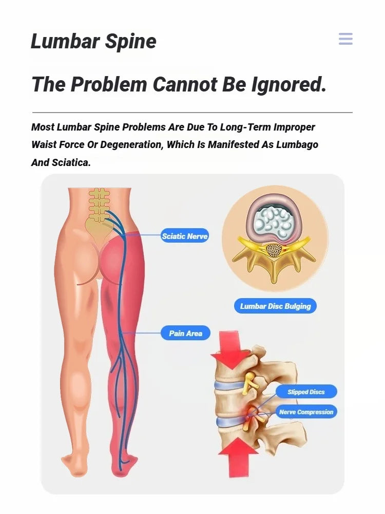 Back Massager Stretch Lumbar Support Relaxation Spine Pain Relief Vertebral Relaxer Stretches The Lower Traction Corrects Waist