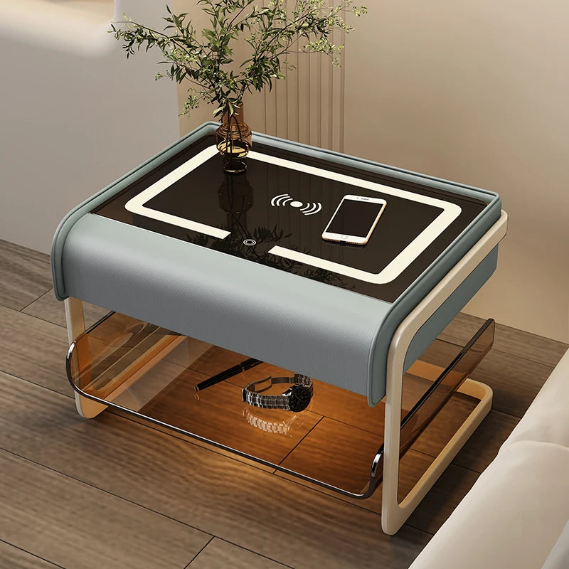 Trendy Beauty Bedside Table Simple Elegant Unique Portable Nightstand Table Modern Nordic Mesitas De Noche Bedroom Furniture
