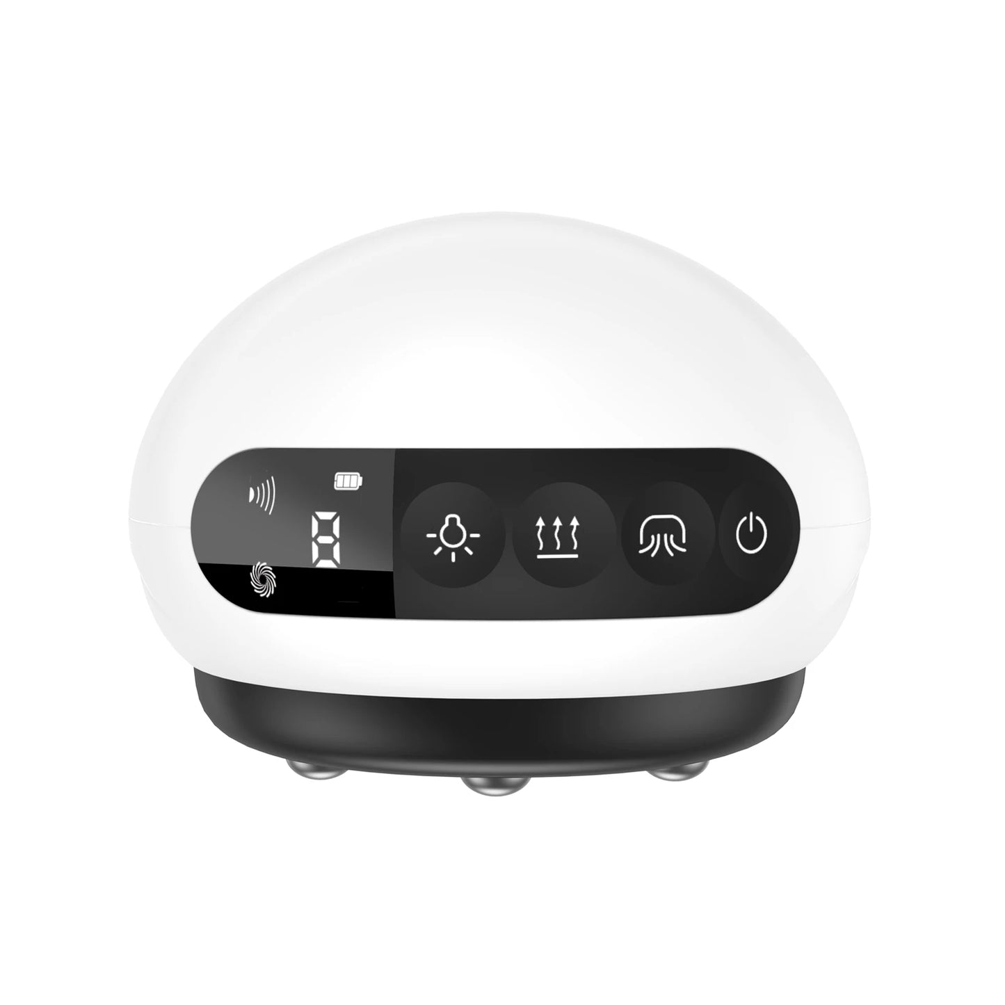 Electric Cupping Massage Guasha Scraping EMS Body Massager Vacuum Cans Suction Cup IR Heating Anti-Cellulite Fat Burner Slimming