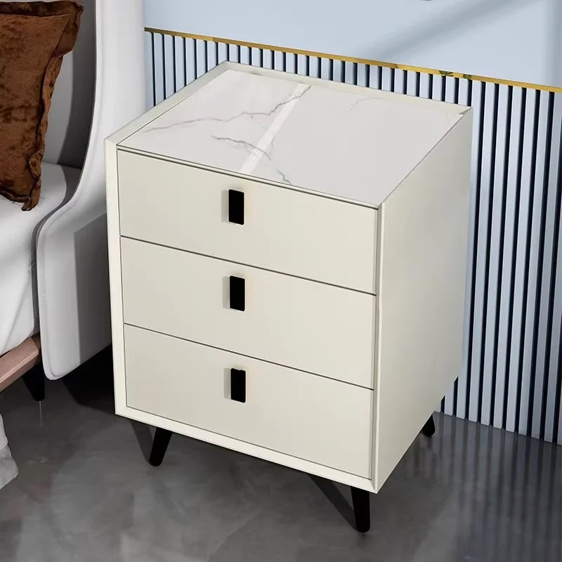 Simple Furniture Solid Wood Smart Nightstands Wholesale Cheap Bedroom Furniture Drawer Storage Smart Bedside Table