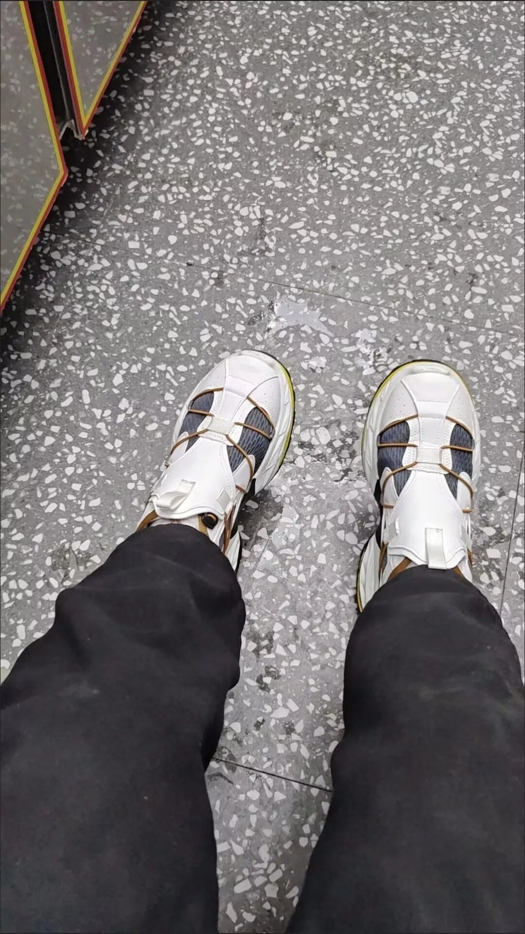 2025 Summer Casual Men's Breathable Trend Fashion Sports Fried Street Sneaker Platform Dad Shoes